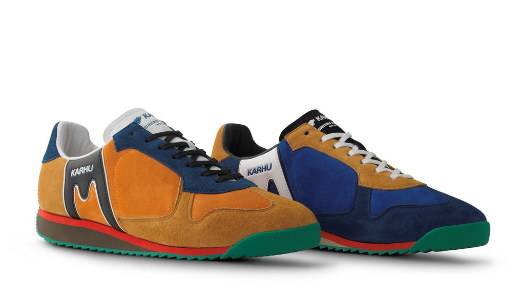 KARHU X ENGINEERED GARMENTS MESTARI SPRINT - CLASSIC BLUE / JAFFA ORANGE