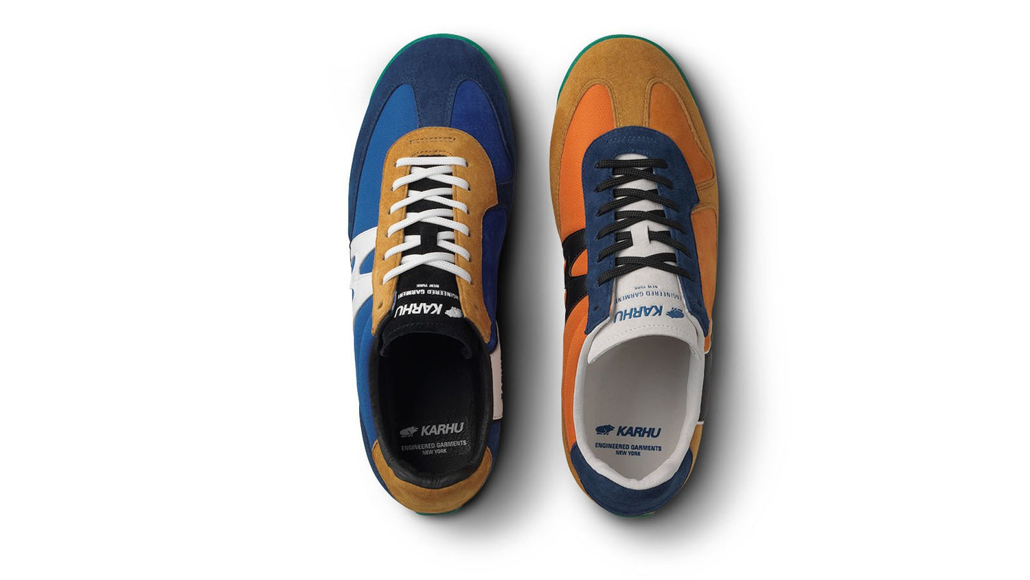 KARHU X ENGINEERED GARMENTS MESTARI SPRINT - CLASSIC BLUE / JAFFA ORANGE