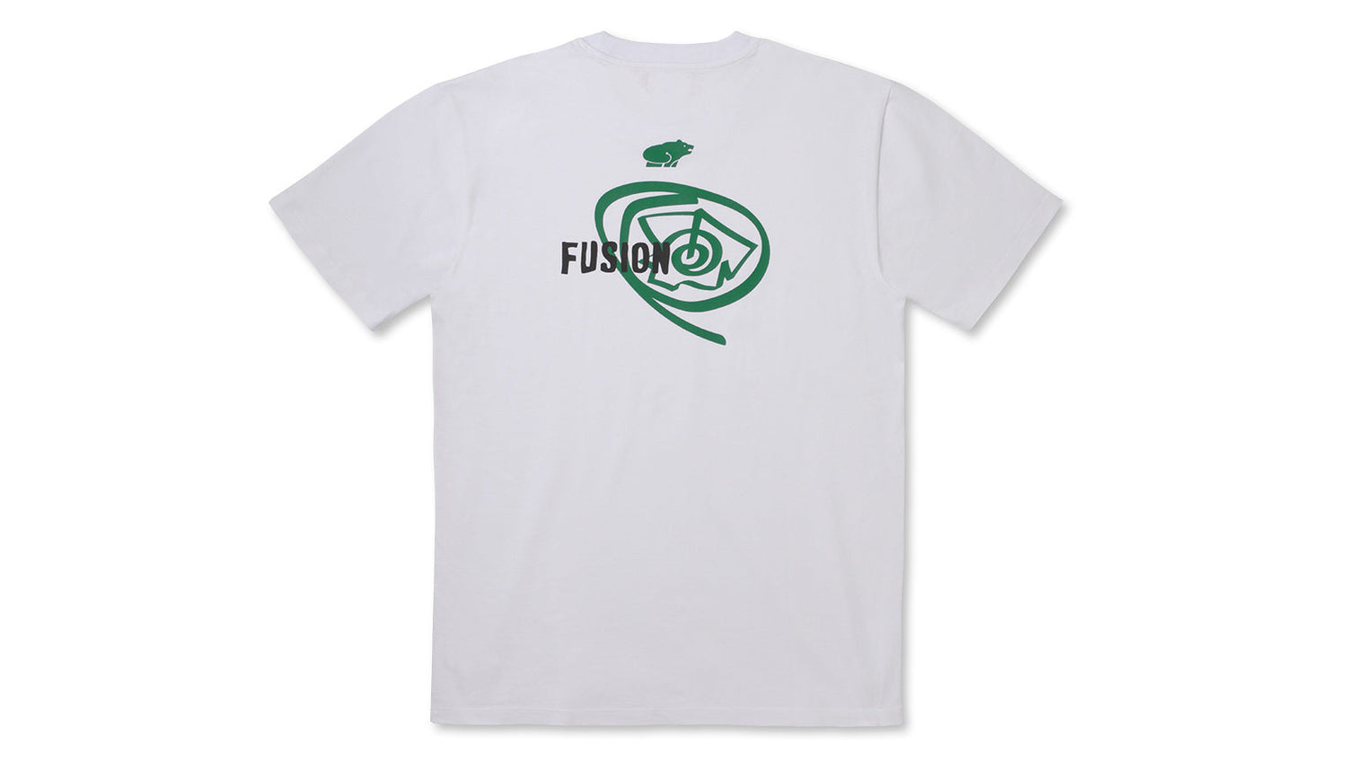 FUSION OG T–SHIRT - WHITE / ULTRAMARINE GREEN