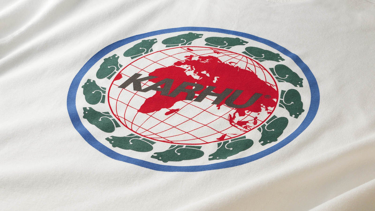 KARHU WORLDWIDE T-SHIRT - BRIGHT WHITE / GULL