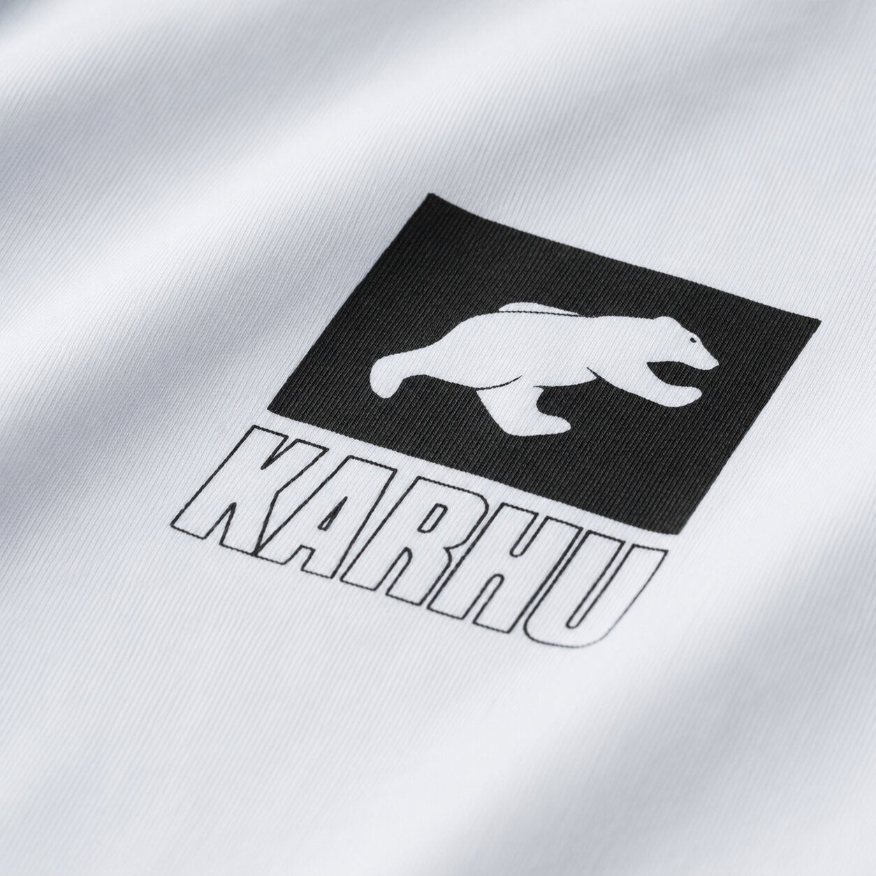 SPORT BEAR LOGO T–SHIRT - WHITE / JET BLACK