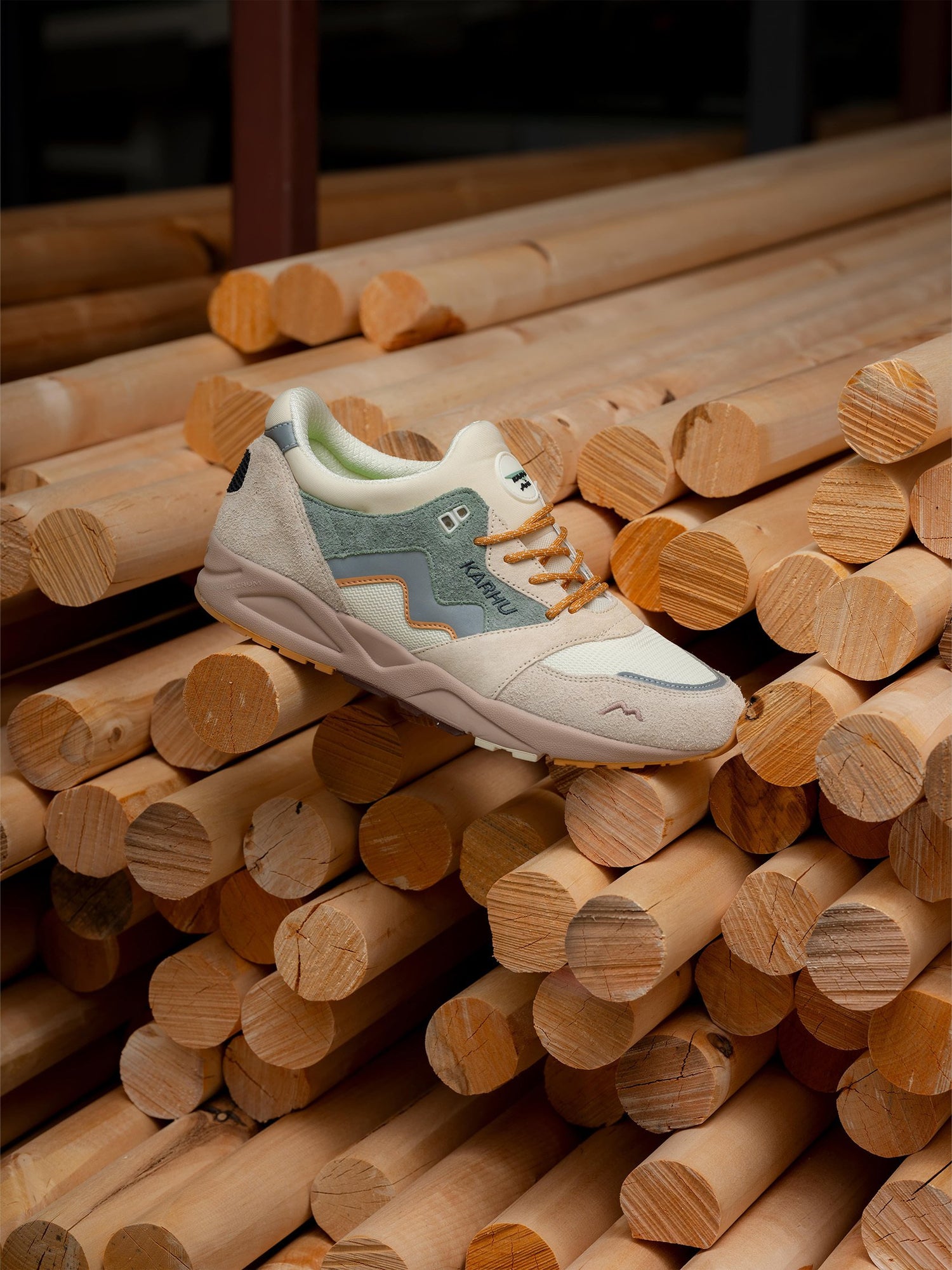 Karhu aria 95 mölkky pack - turtledove / iceberg green f803128 | lifestyle sneaker