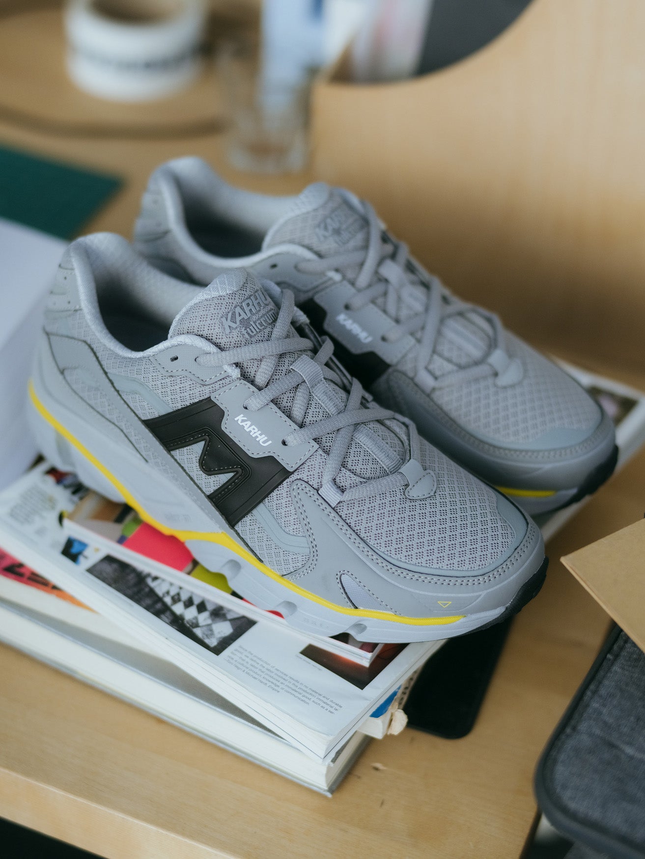 SUPER FULCRUM - GRAY REFLECTIVE / JET BLACK