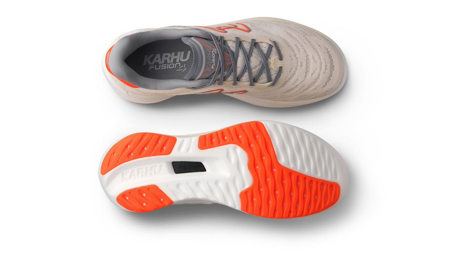 Karhu womens fusion 4.0 vanilla ice / fiery coral F201017 | Running shoe