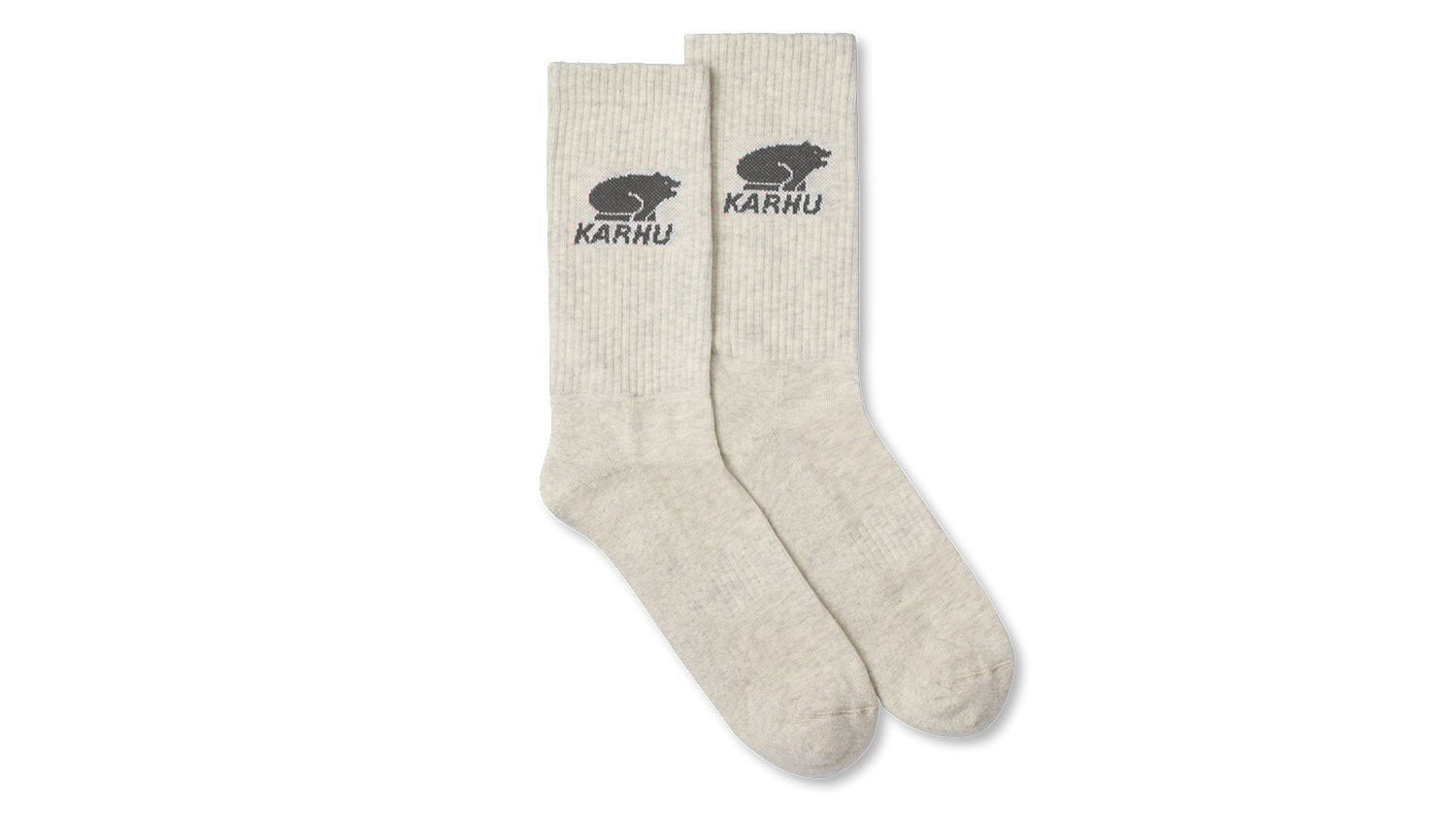 CLASSIC LOGO SOCK - OATMEAL / DARK GULL GRAY