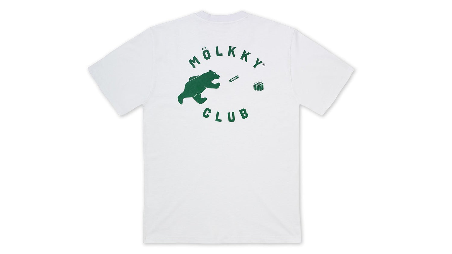 Karhu mölkky club t-shirt - white / verdant green