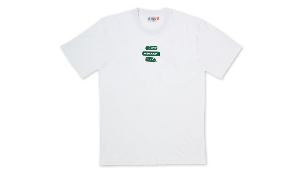 Karhu mölkky club t-shirt - white / verdant green