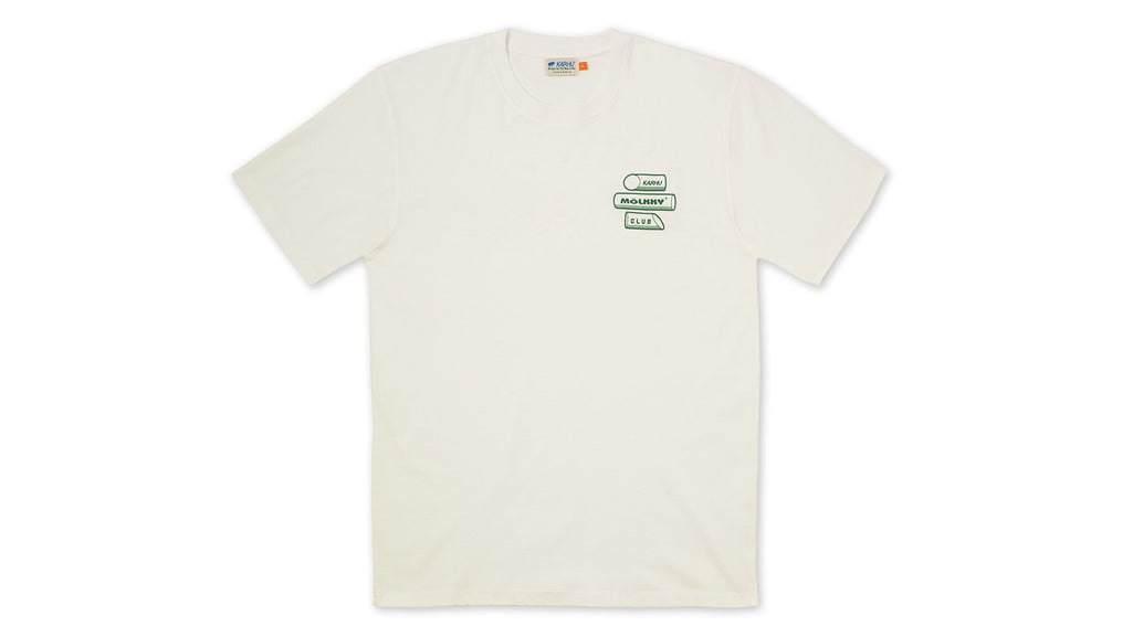 Karhu Mölkky club t-shirt - sugar swizzle / verdant green