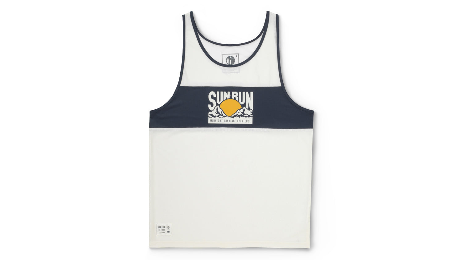 Karhu SUN RUN SINGLET WOMEN'S - OFF WHITE/ESTATE BLUE 85971