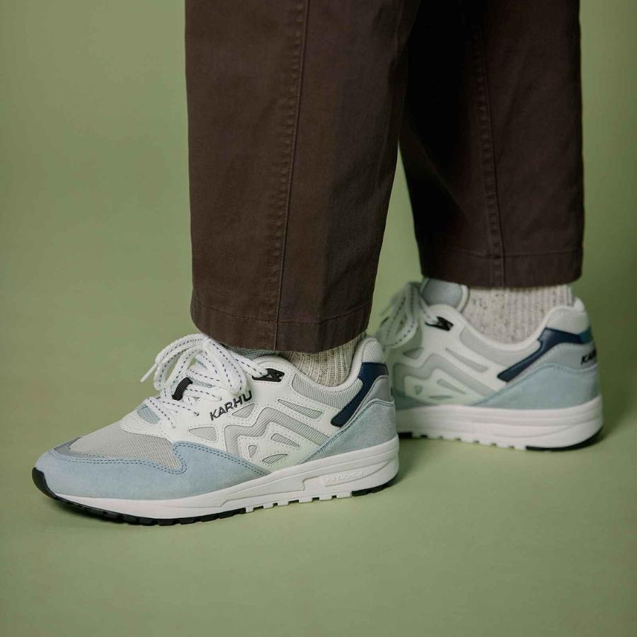 karhu legacy 96 lily white transparent Karhu Legacy 96 - Pearl Blue / Bright White (Blue)