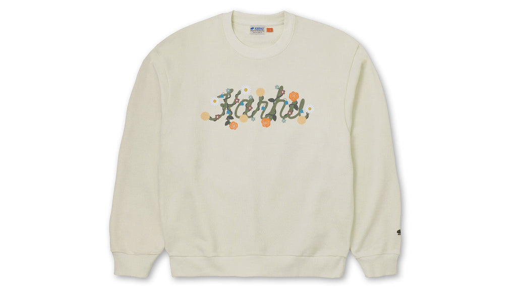 FLOWER LOGO SWEATSHIRT - ICICLE / TEA