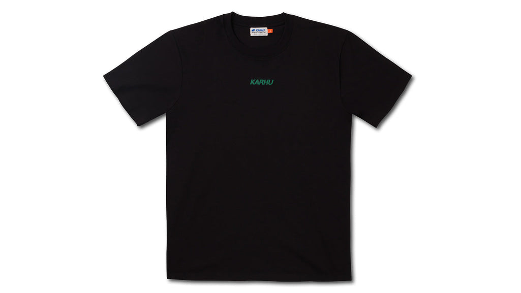 FUSION OG T–SHIRT - BLACK / ULTRAMARINE GREEN