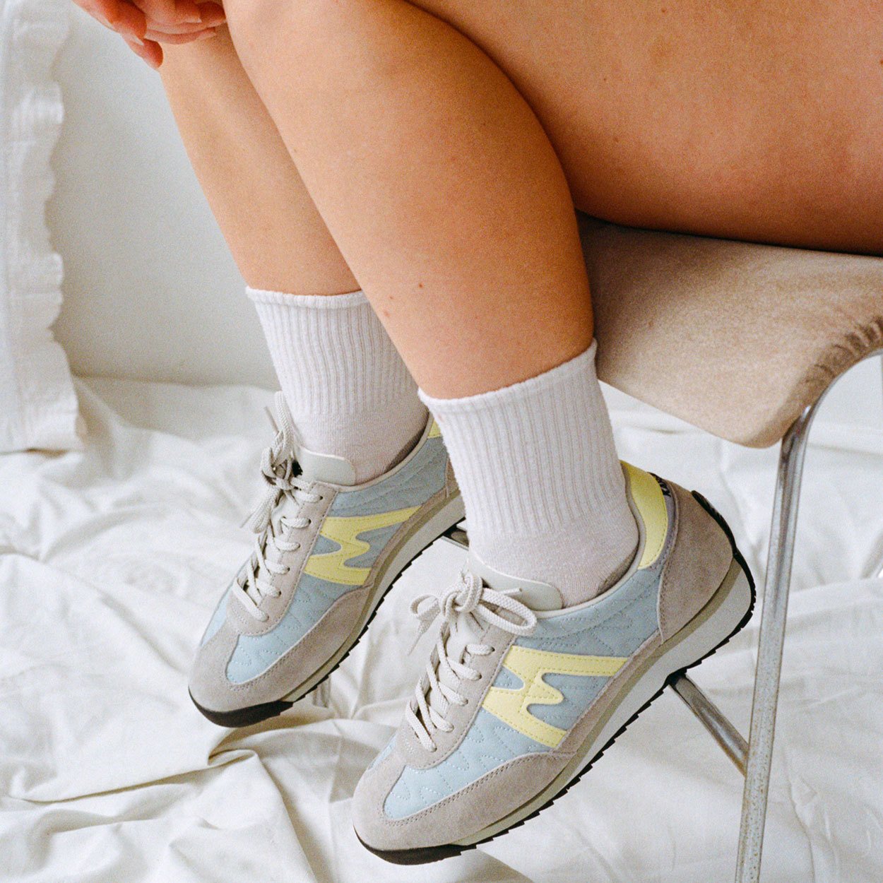 Karhu Mestari – Aqua Gray / Wax Yellow | Lifestyle Sneakers – Karhu US