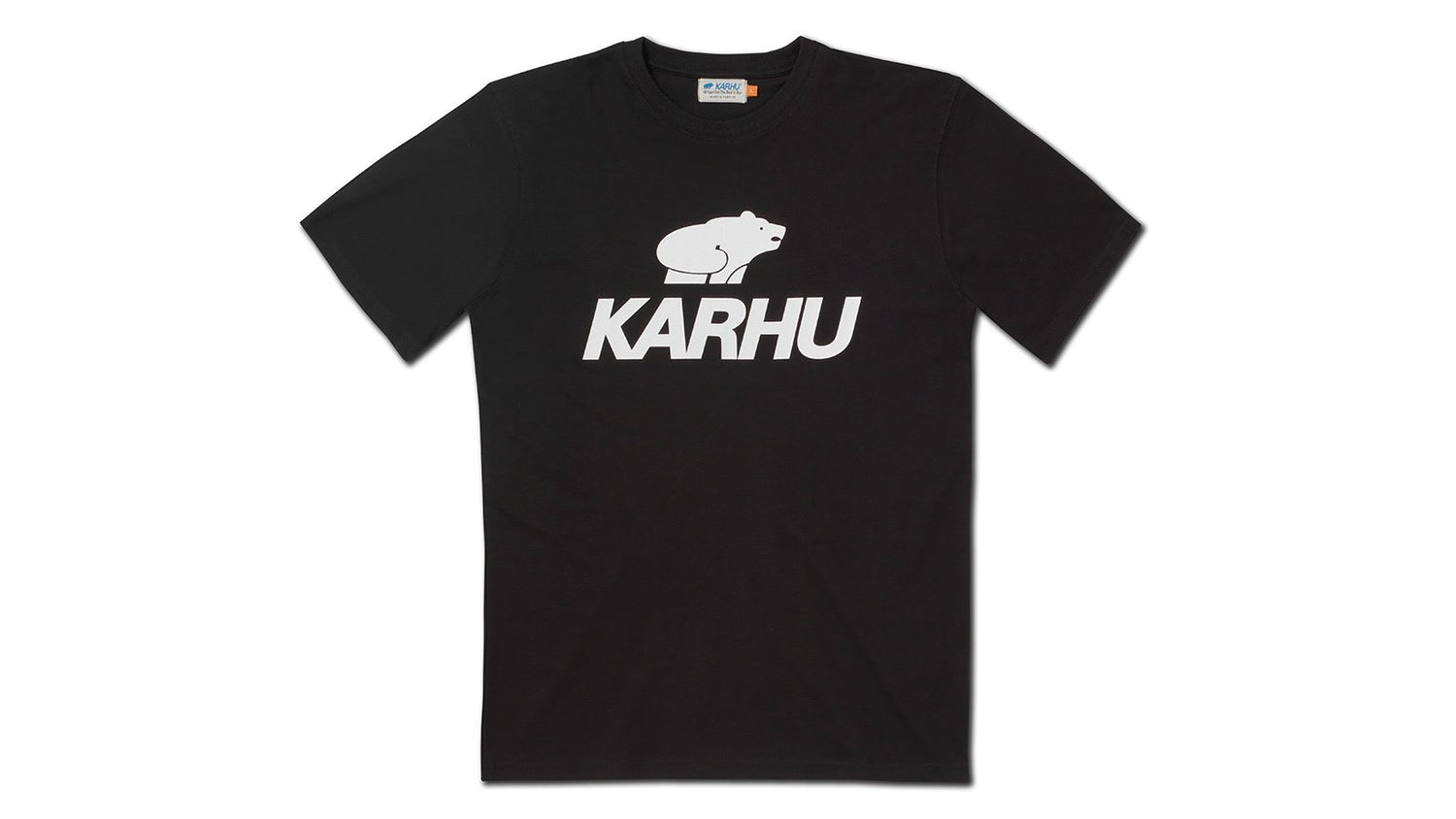 Karhu Classic Logo T Shirt Black White Unisex Tee Karhu US Karhu Classic Logo T Shirt Black White Unisex Tee Karhu US