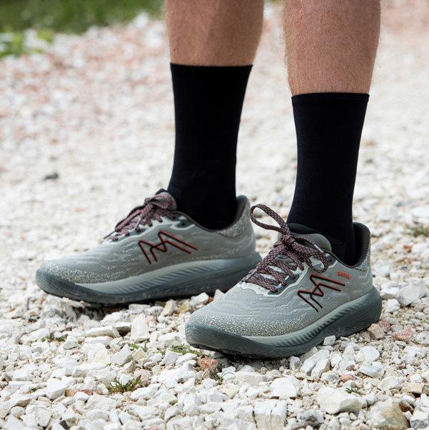 Karhu men's ikoni ATR - dried sage / cyclamen | Waterproof trail running shoe