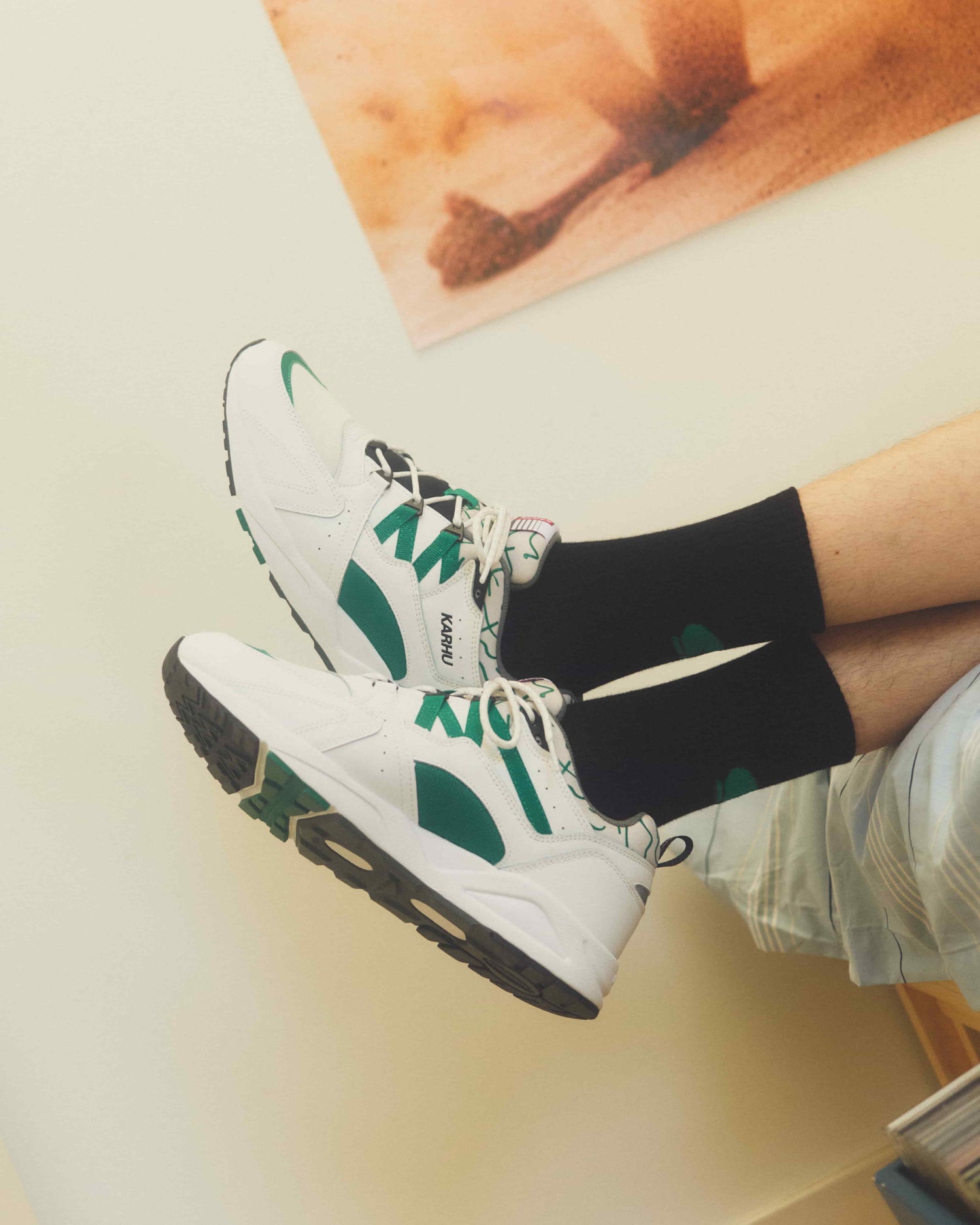 Karhu Fusion 2.0 - White / Ultramarine Green | Retro Sneakers