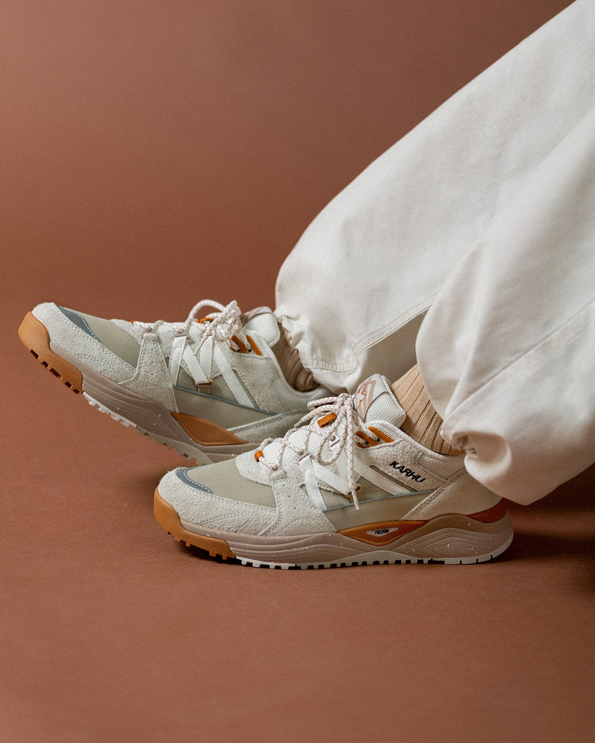 カルフKARHU　PAVO　 XCDステップソール Karhu Fusion XC Cloud Dancer / Blanc de Blanc​ | Outdoor Sneakers