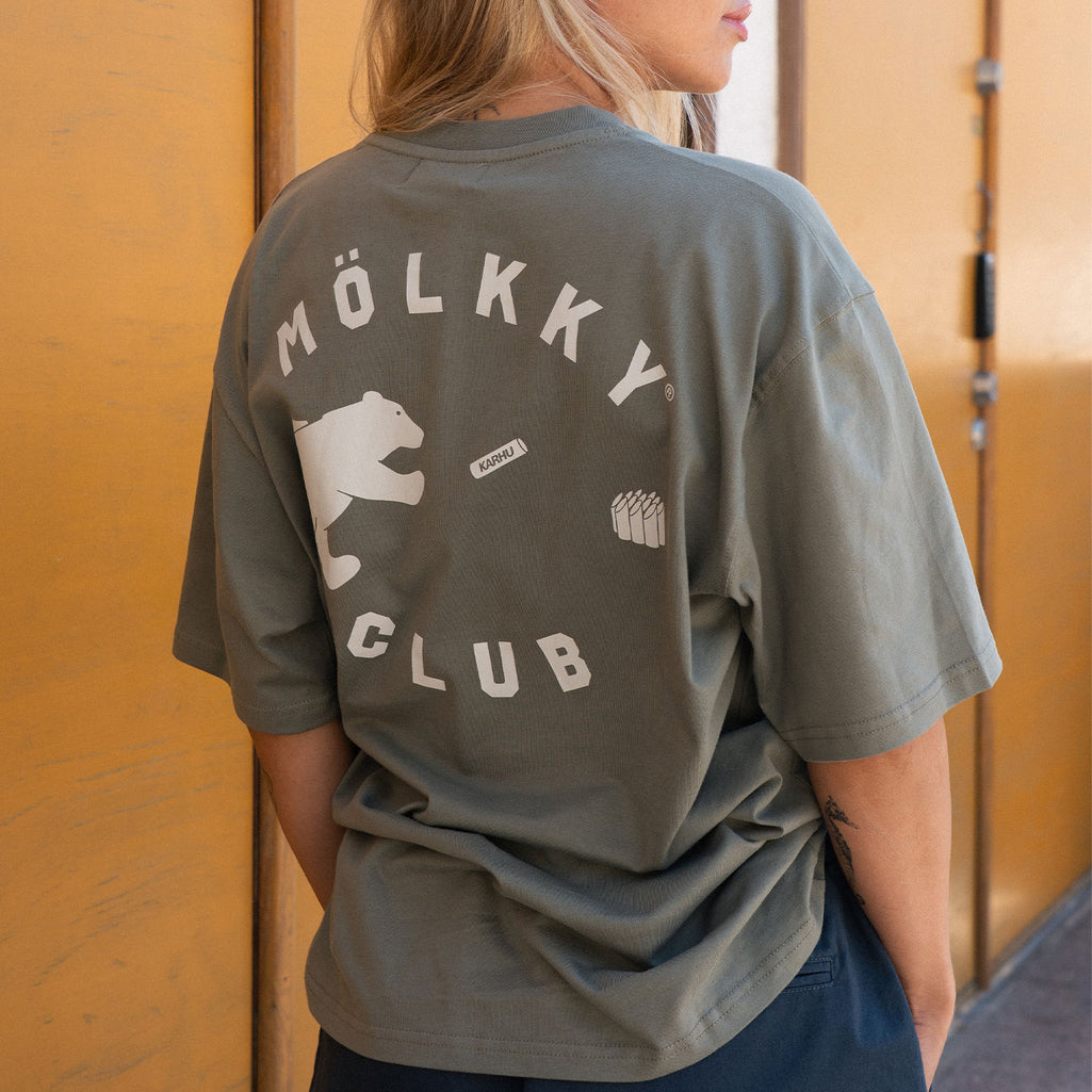 "MÖLKKY" CLUB TÐSHIRT - LAUREL OAK / TURTLEDOVE