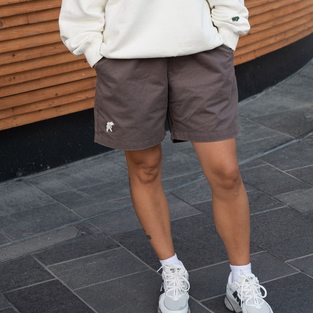 TRAMPAS SHORTS - COFFEE QUARTZ / ICICLE