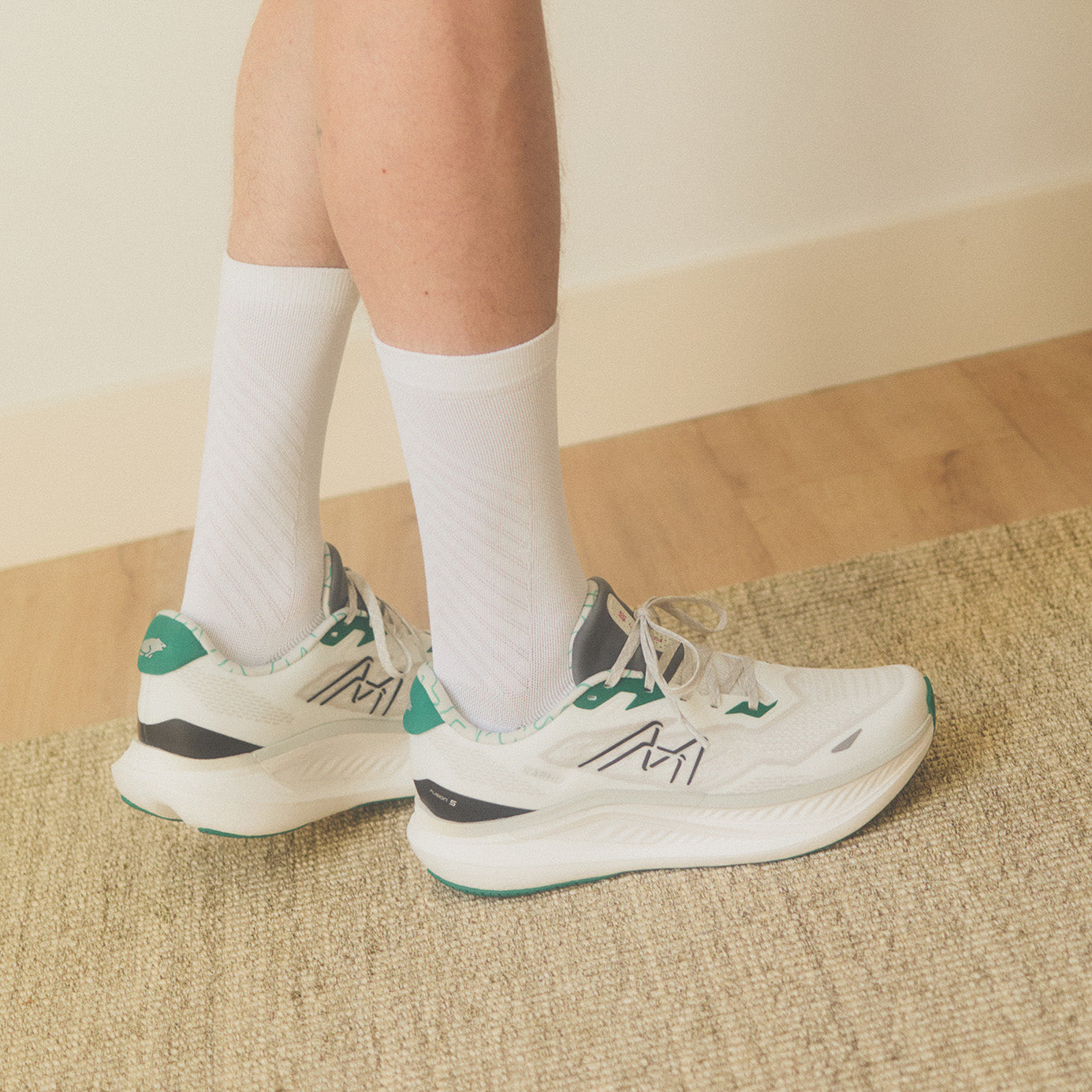 WOMEN'S FUSION 5.0 - BLANC DE BLANC / ULTRAMARINE GREEN