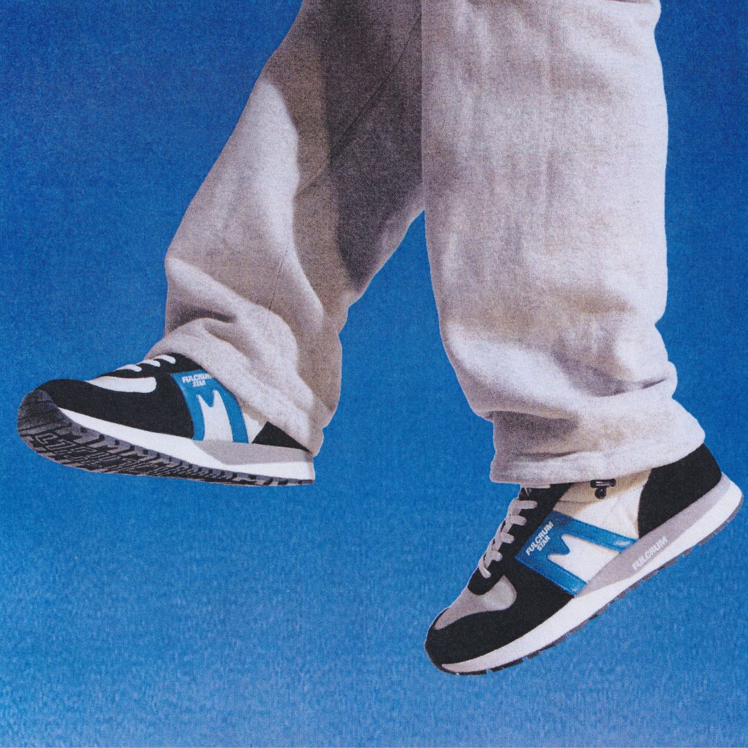 Karhu Fulcrum Star - Jet Black / Campanula | Vintage sneaker